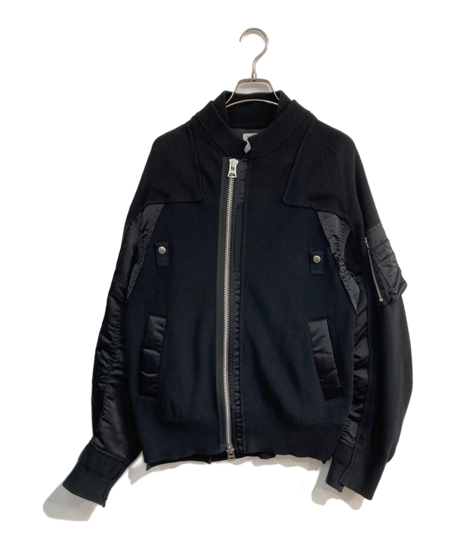 中古・古着通販】sacai (サカイ) Nylon Twill Mix Blouson MA-1 22SS