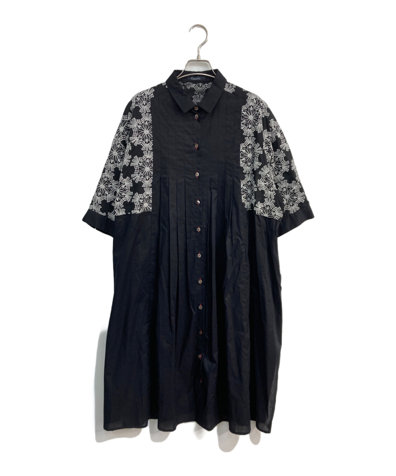 中古・古着通販】Cachette (カシェット) 刺繍シャツワンピース 