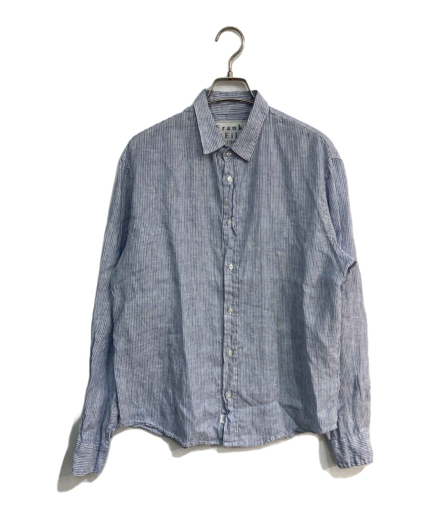 極美品★Frank&Elieen｜稀少Sサイズ PAUL ブルー リネンシャツ Frank&Eileen ブルーリネンシャツ PAUL XS 希少フランク&amp