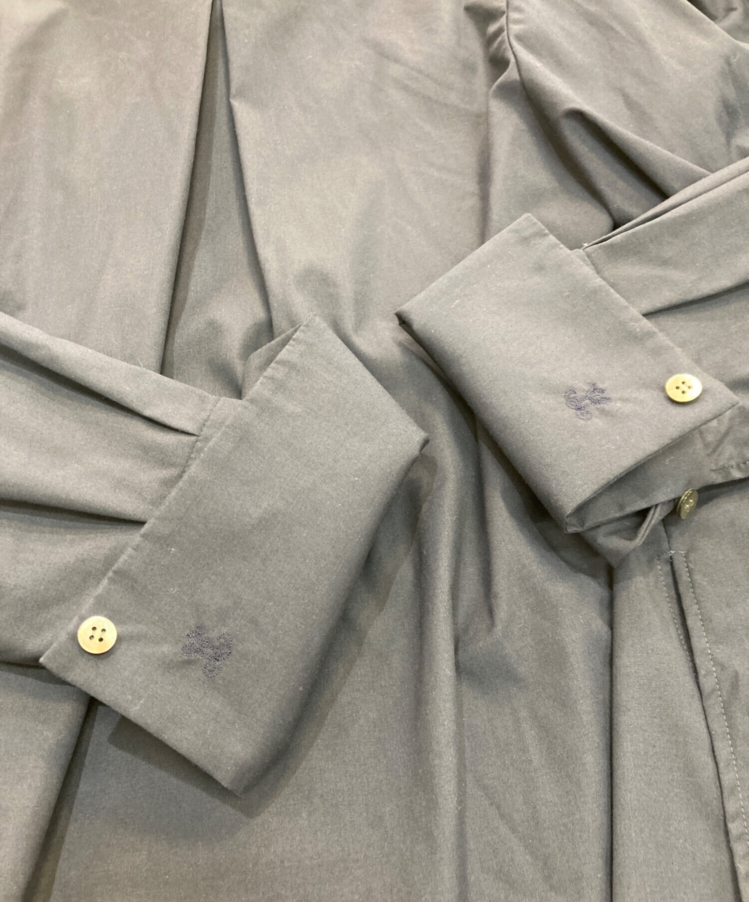 中古・古着通販】deres (デレス) プルオーバーブラウス ネイビー