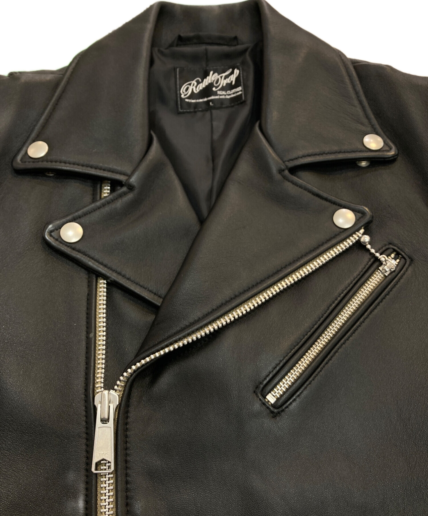 中古・古着通販】RATTLE TRAP (ラトルトラップ) ダブルレザー