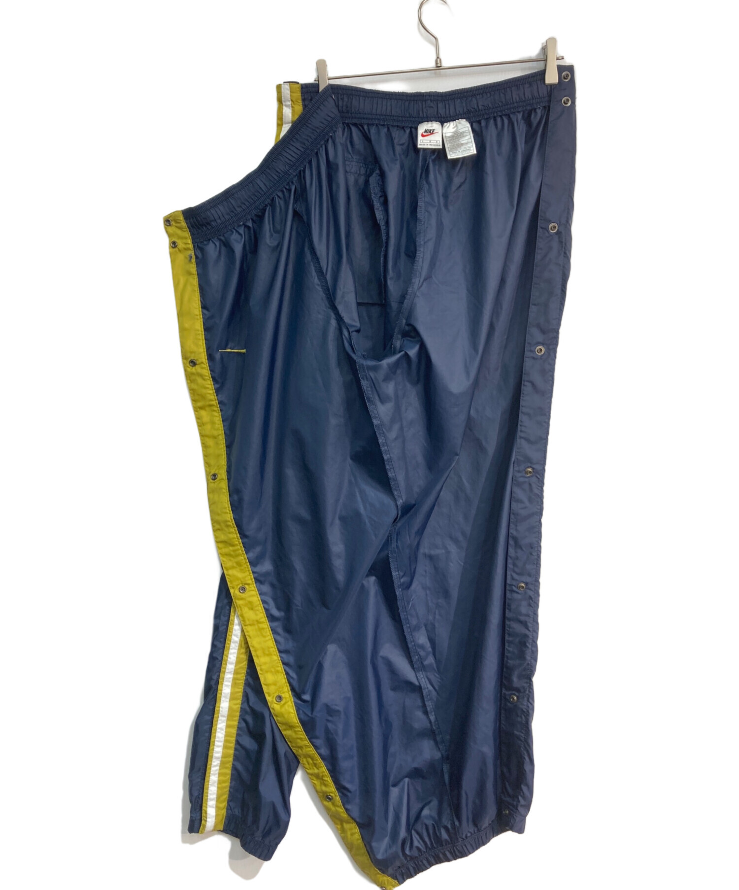 中古・古着通販】NIKE (ナイキ) サイドラインナイロンパンツ 90's 白