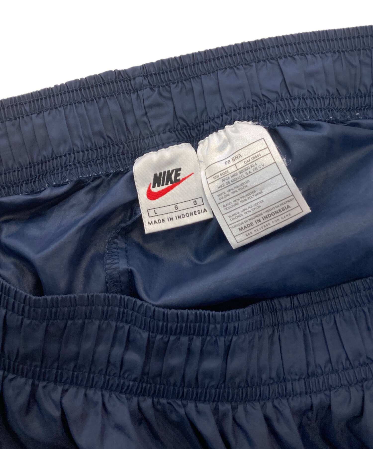 NIKE（ナイキ） パンツ ナイロン ネイビー L 90s NIKE 90s ナイキ ナイロンパンツ ネイビー Lサイズ 裾ファスナー