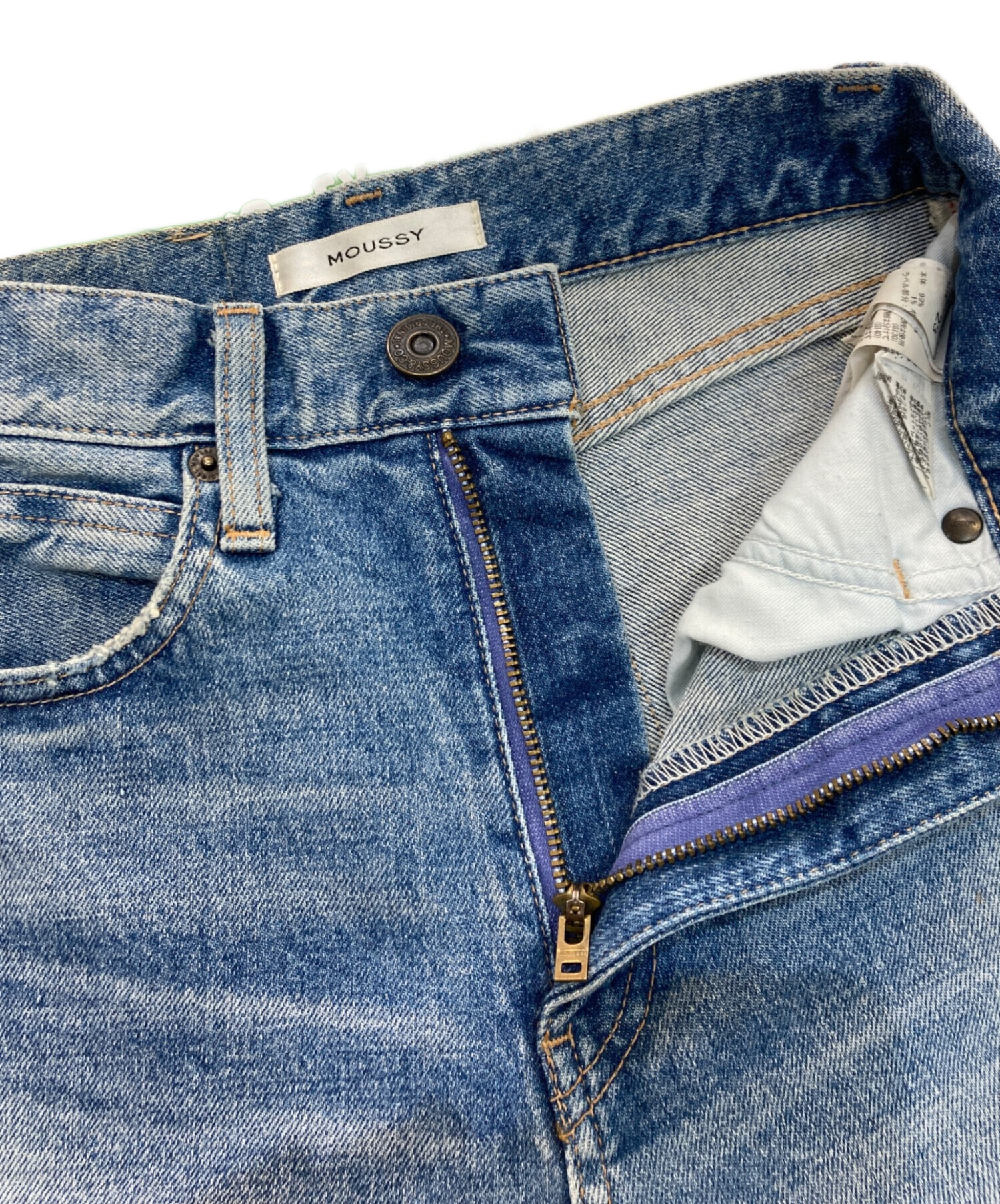 中古・古着通販】moussy (マウジー) MVS FLARE インディゴ サイズ:23