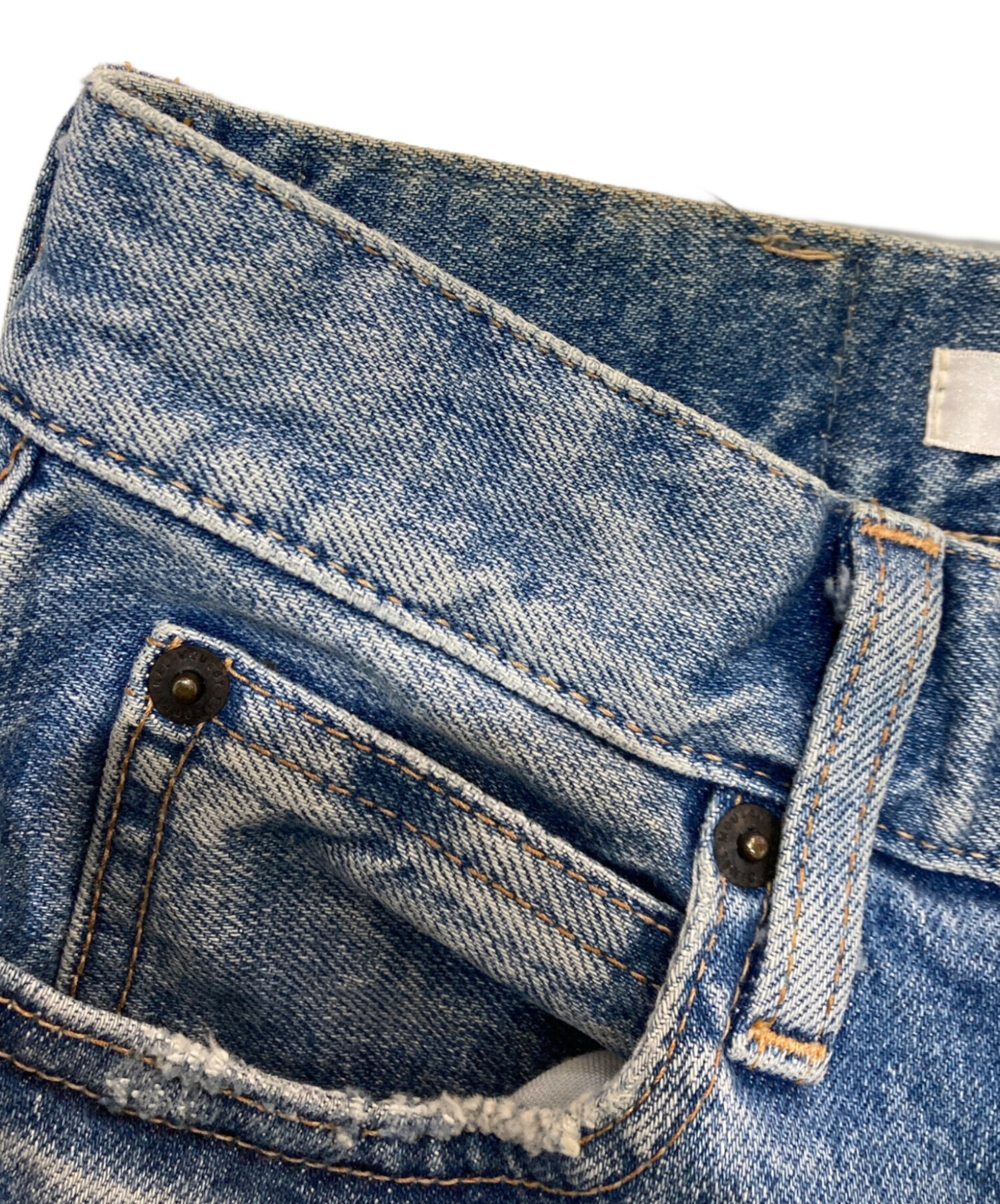 中古・古着通販】moussy (マウジー) MVS FLARE インディゴ サイズ:23