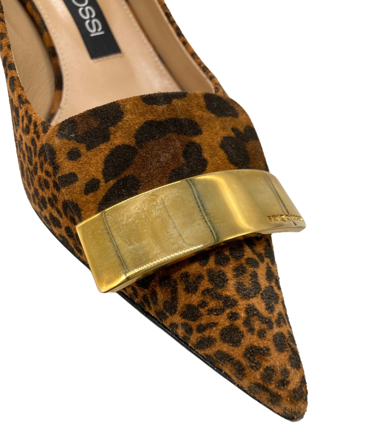 中古・古着通販】sergio rossi (セルジオロッシ) レオパード柄パンプス