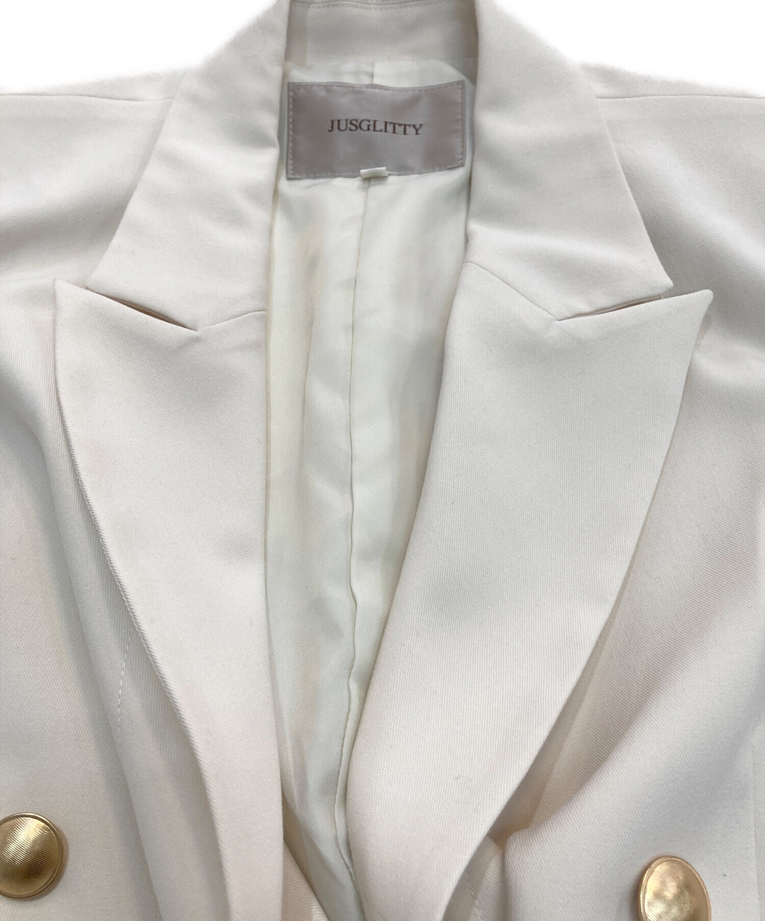 中古・古着通販】JUSGLITTY (ジャスグリッティー) ダブル釦ジャケット