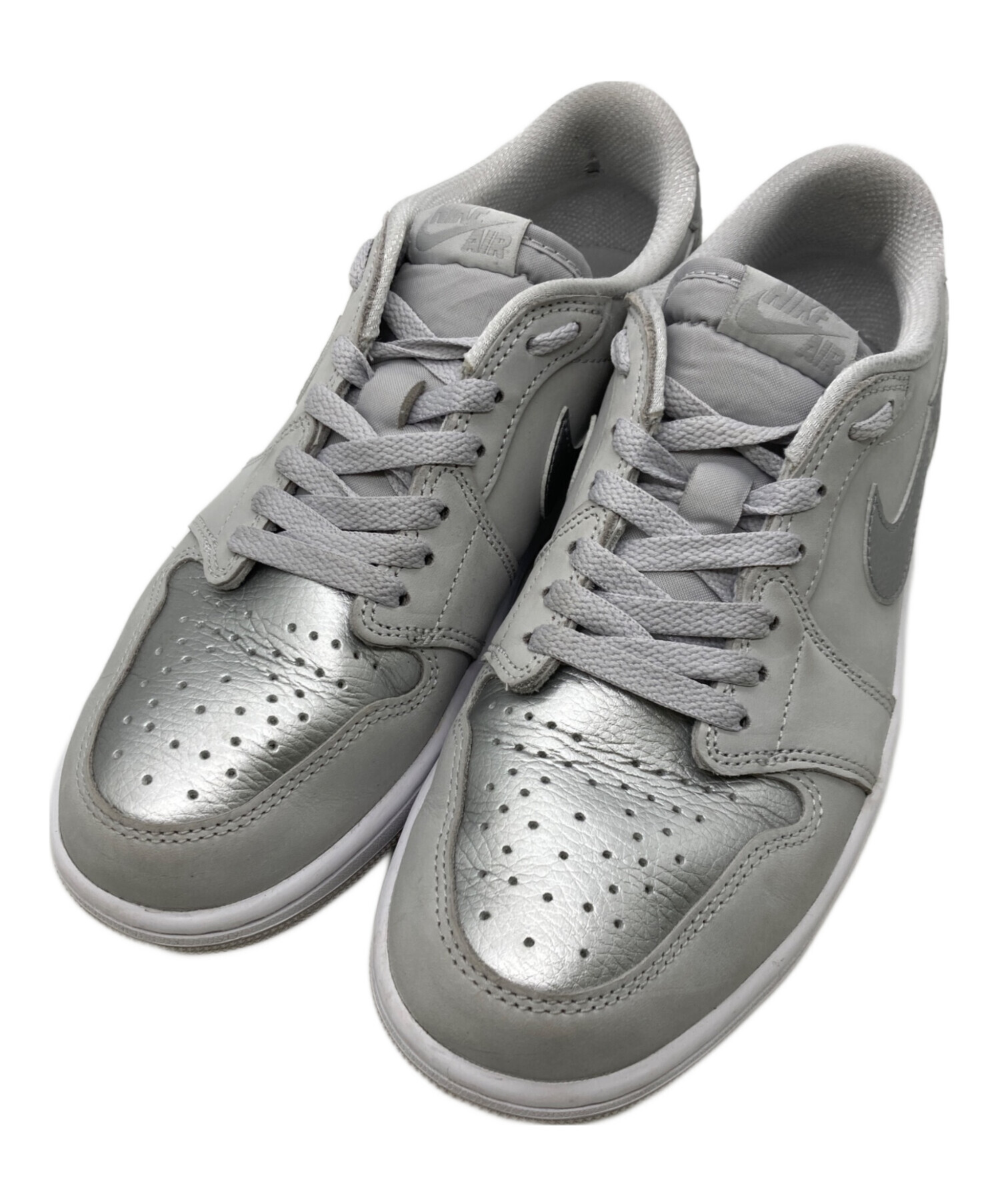 中古・古着通販】NIKE (ナイキ) AIR JORDAN 1 RETRO LOW OG グレー 