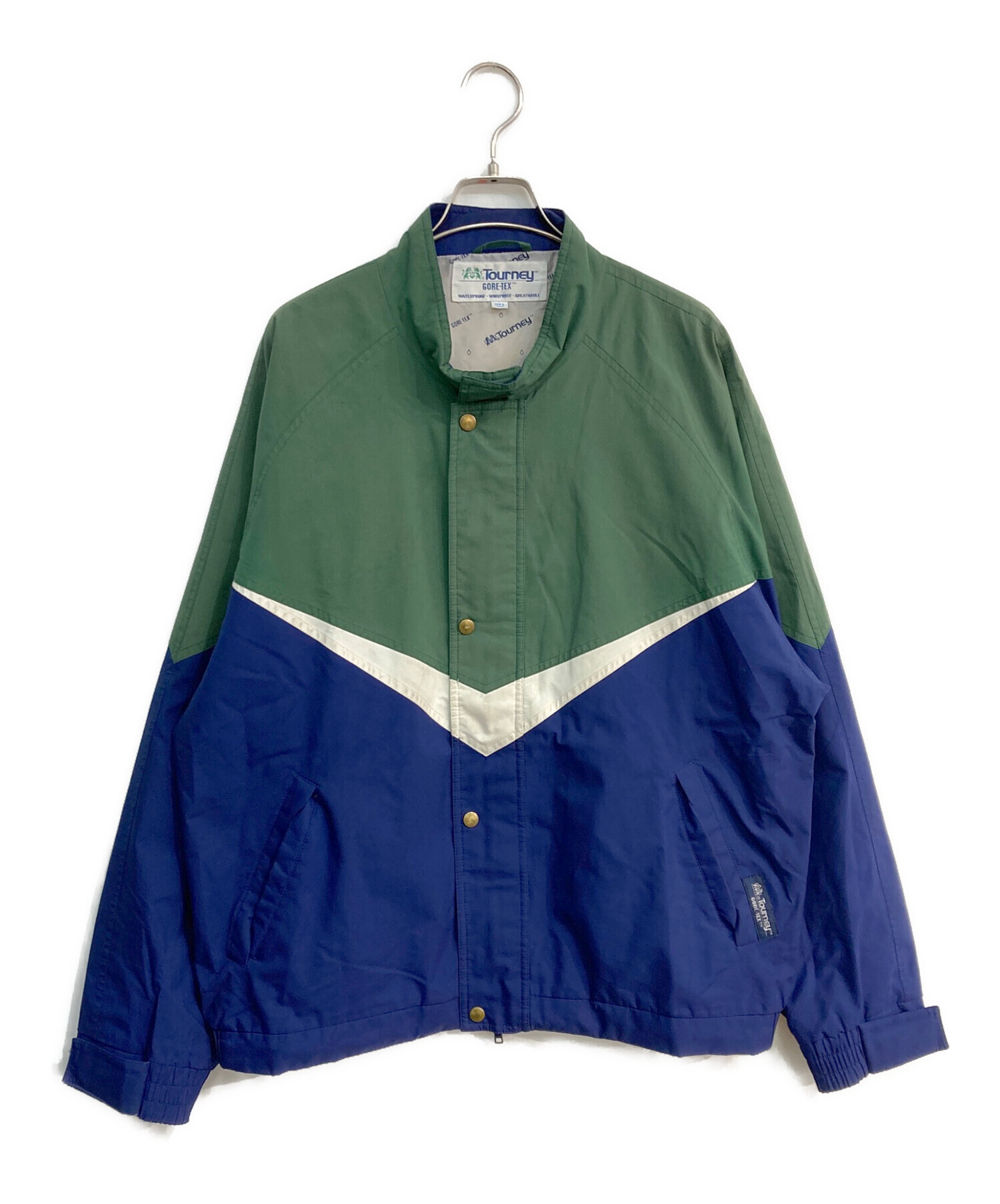 TOSSTALGIC CLOTHING 青 ナイロン ジャケット TOSSTALGIC CLOTHING 青 ナイロン ジャケット TOSSTALGIC CLOTHING 青