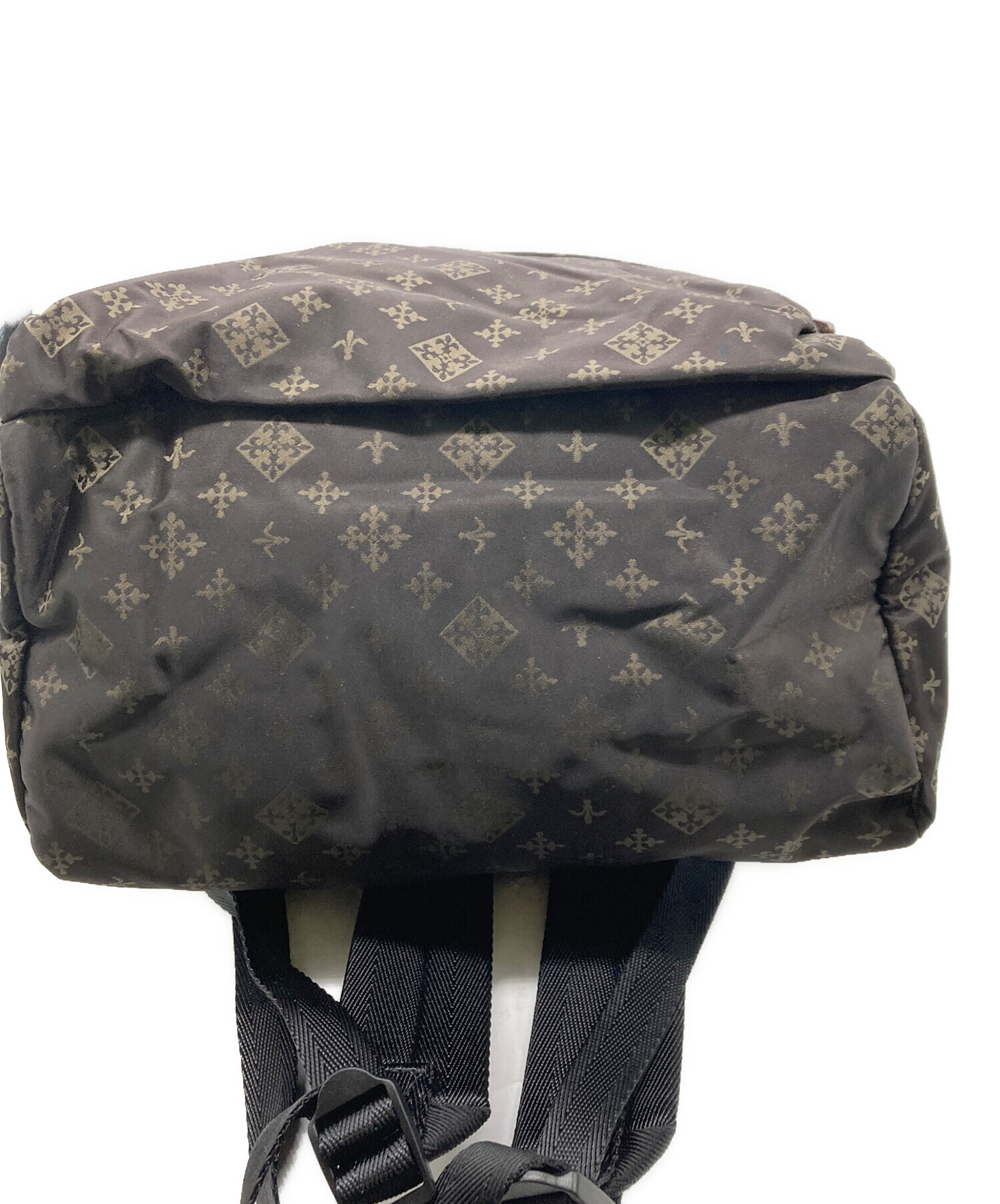 中古・古着通販】russet (ラシット) モノグラム柄リュック ブラウン 