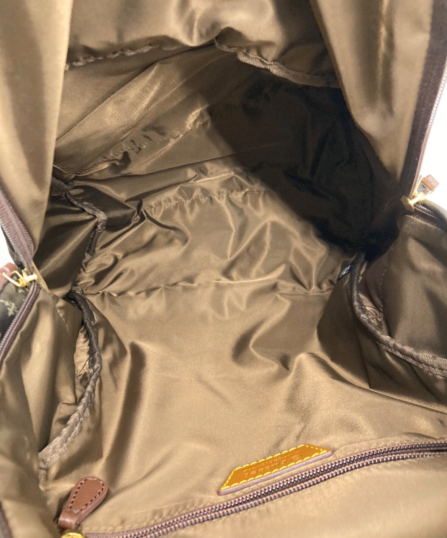 中古・古着通販】russet (ラシット) モノグラム柄リュック ブラウン