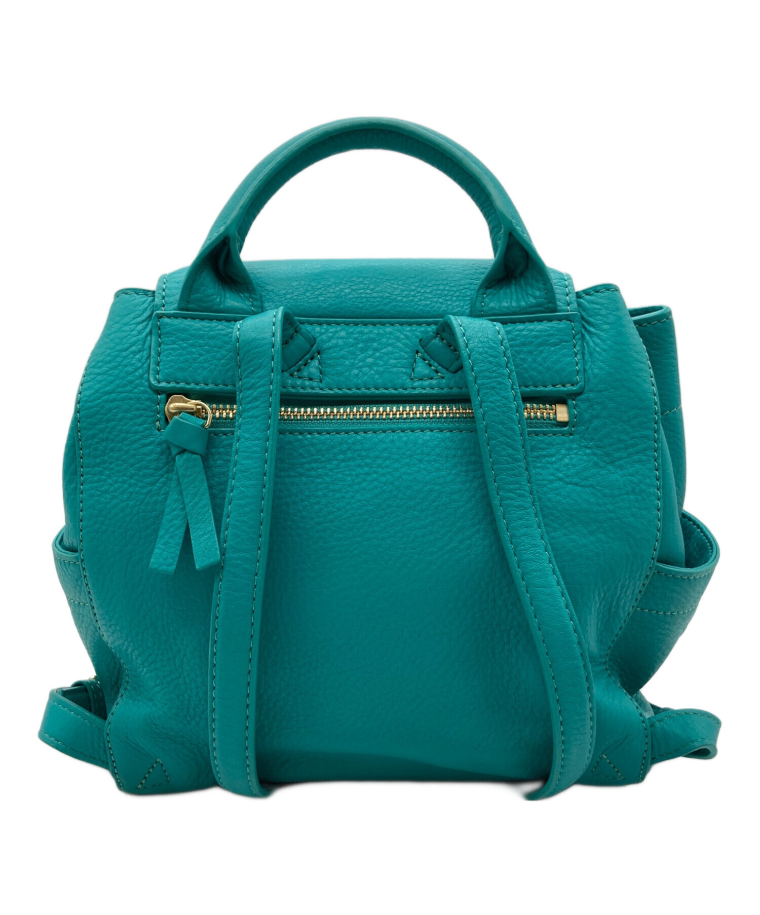 中古・古着通販】TORY BURCH (トリーバーチ) エンボスロゴ レザー 