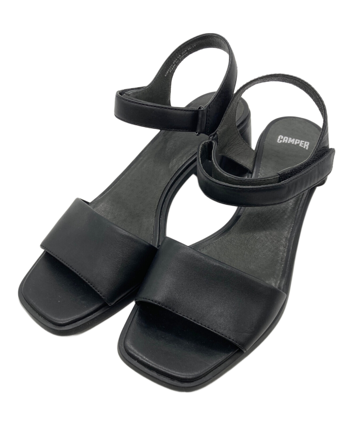 CAMPER カンペール 革サンダル 黒　サイズ39 CAMPER カンペール 革サンダル 黒 サイズ39 CAMPER（シューズ