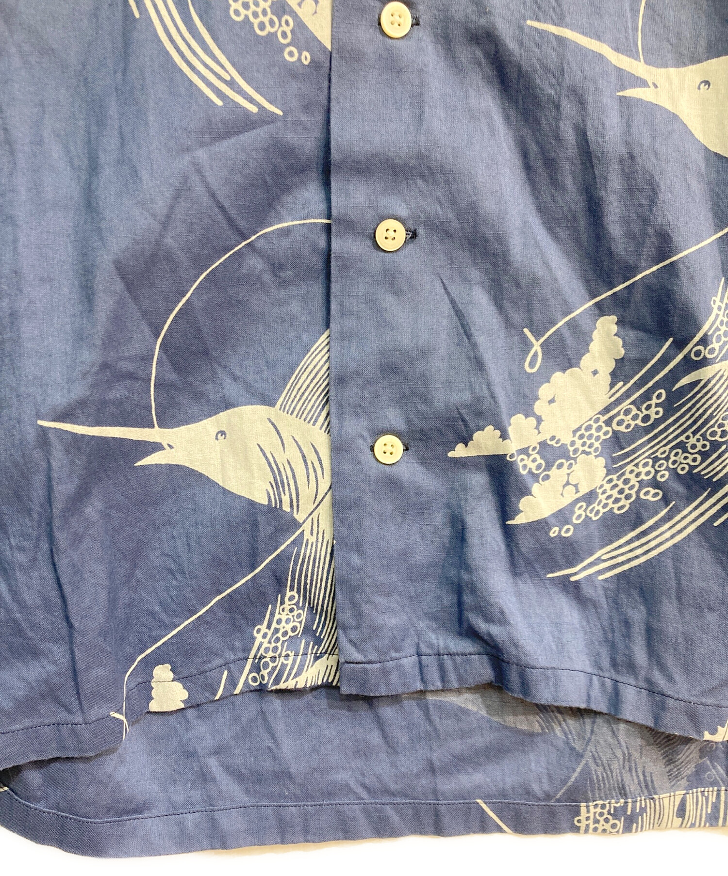 売り切り！希少品Polo by Ralph Lauren 鯉柄 アロハS 青タグ 激レア希少品Polo by Ralph Lauren 鯉柄 アロハS 青タグ - メルカリ