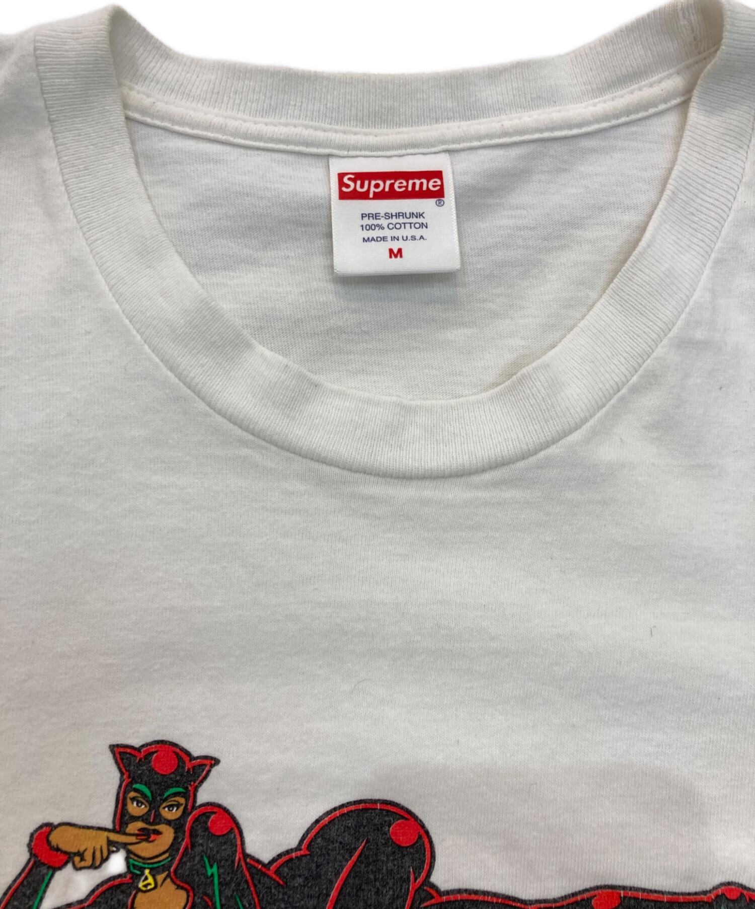 中古・古着通販】Supreme (シュプリーム) Catwoman Tee 22AW ホワイト 