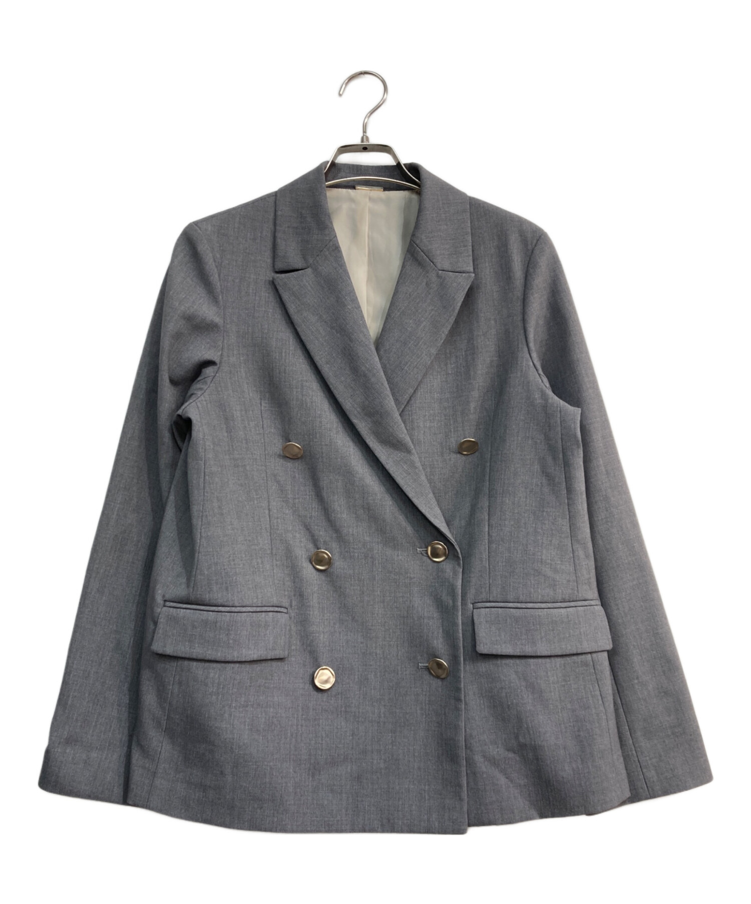 25SS SNIDEL Sustainableイレギュラー 金ボタン ジャケット SNIDEL