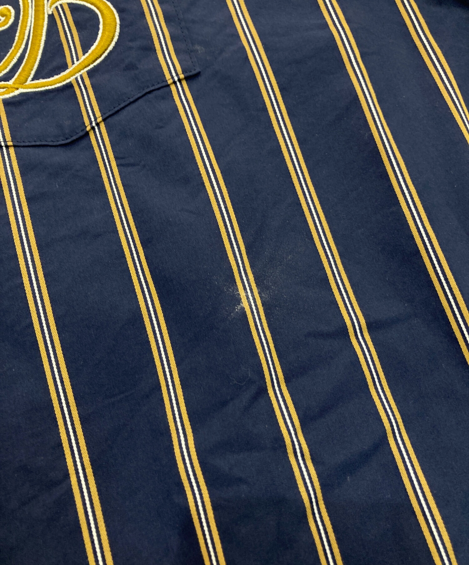 THE BLACK EYE PATCH ストライプシャツ Lサイズ 中古・古着通販】BlackEyePatch (ブラックアイパッチ) ストライプ