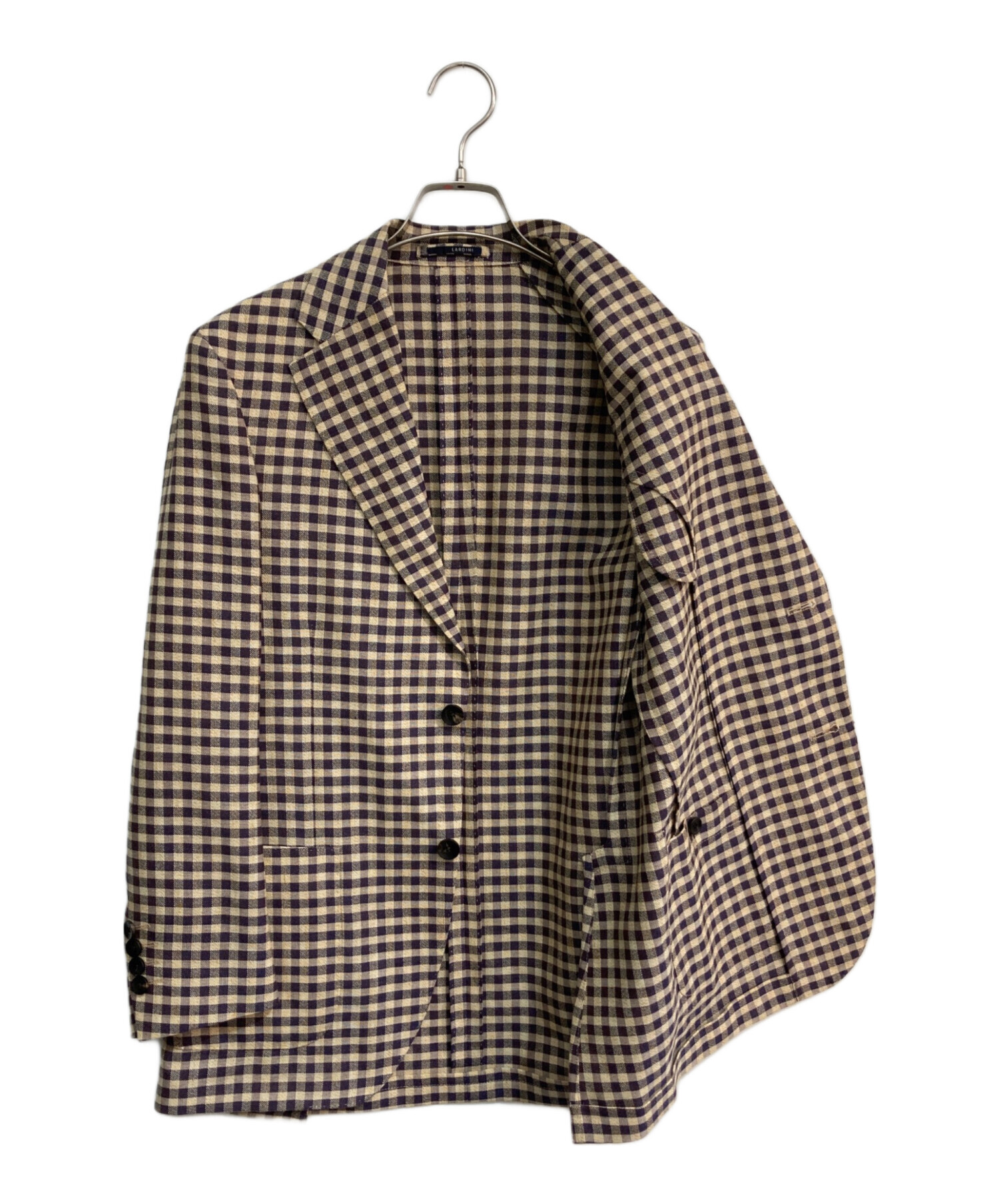 中古・古着通販】LARDINI (ラルディーニ) ウールリネンチェック 
