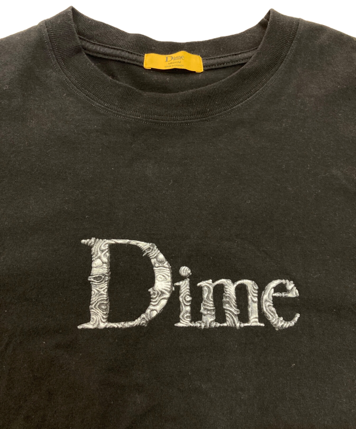 中古・古着通販】Dime (ダイム) プリントTシャツ ブラック サイズ:M 