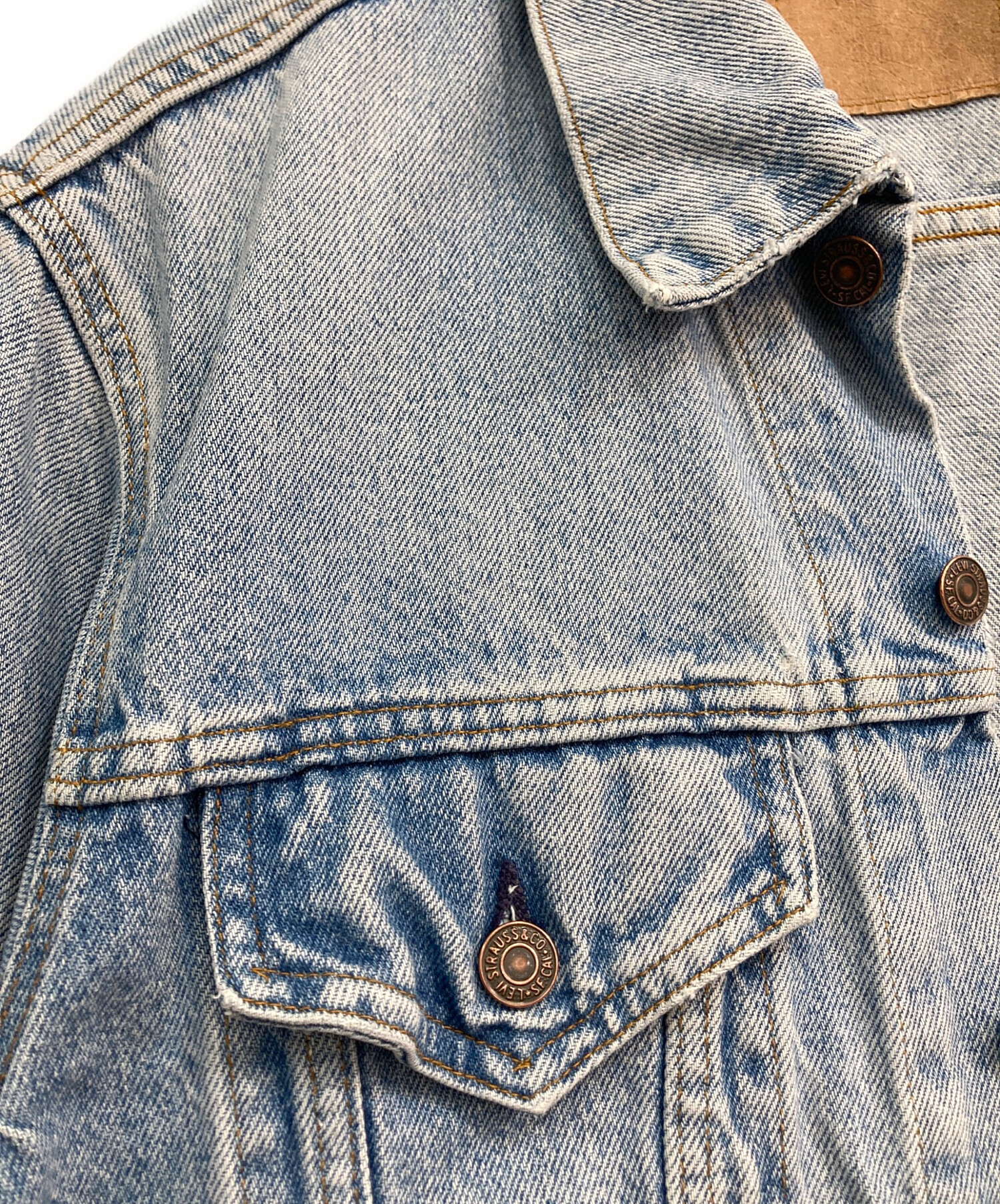 Levi’s / 80s-90s/Gジャン/4th/USA製/ボタン裏715/38/BLU/70506-0214 中古・古着通販】LEVI'S (リーバイス) 4thデニムジャケット 80～90's