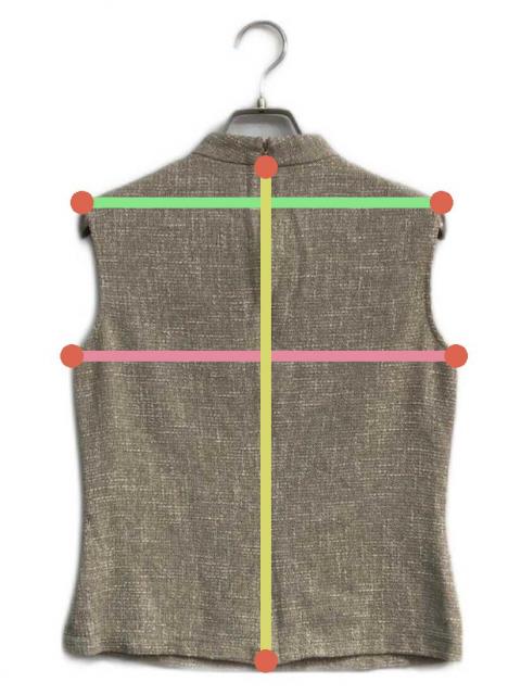 L’Or  ロル / Summer Tweed Blouse 中古・古着通販】L'Or (ロル) Summer Tweed Blouse ベージュ サイズ