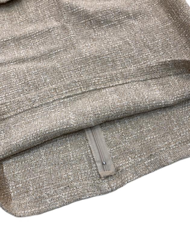 L’Or  ロル / Summer Tweed Blouse 中古・古着通販】L'Or (ロル) Summer Tweed Blouse ベージュ サイズ