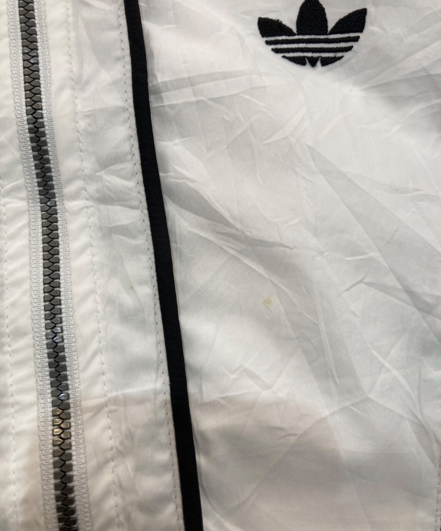 adidas　ナイロンジャケット　ユニオンジャック　刺繍　万国旗　トレフォイル adidas ナイロンジャケット ユニオンジャック 刺繍 万国旗 トレフォイル