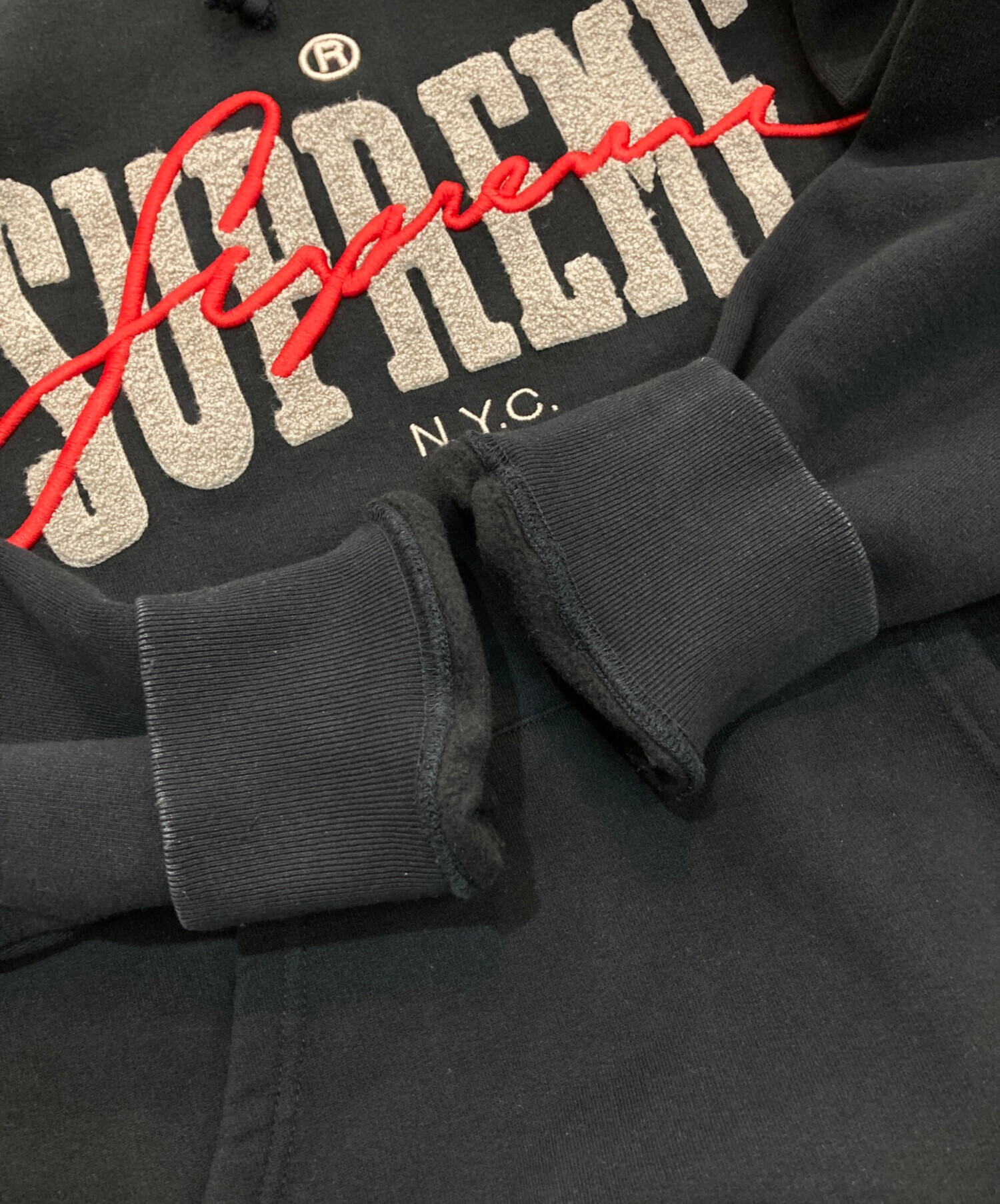 中古・古着通販】SUPREME (シュプリーム) Embroidered Chenille Hooded