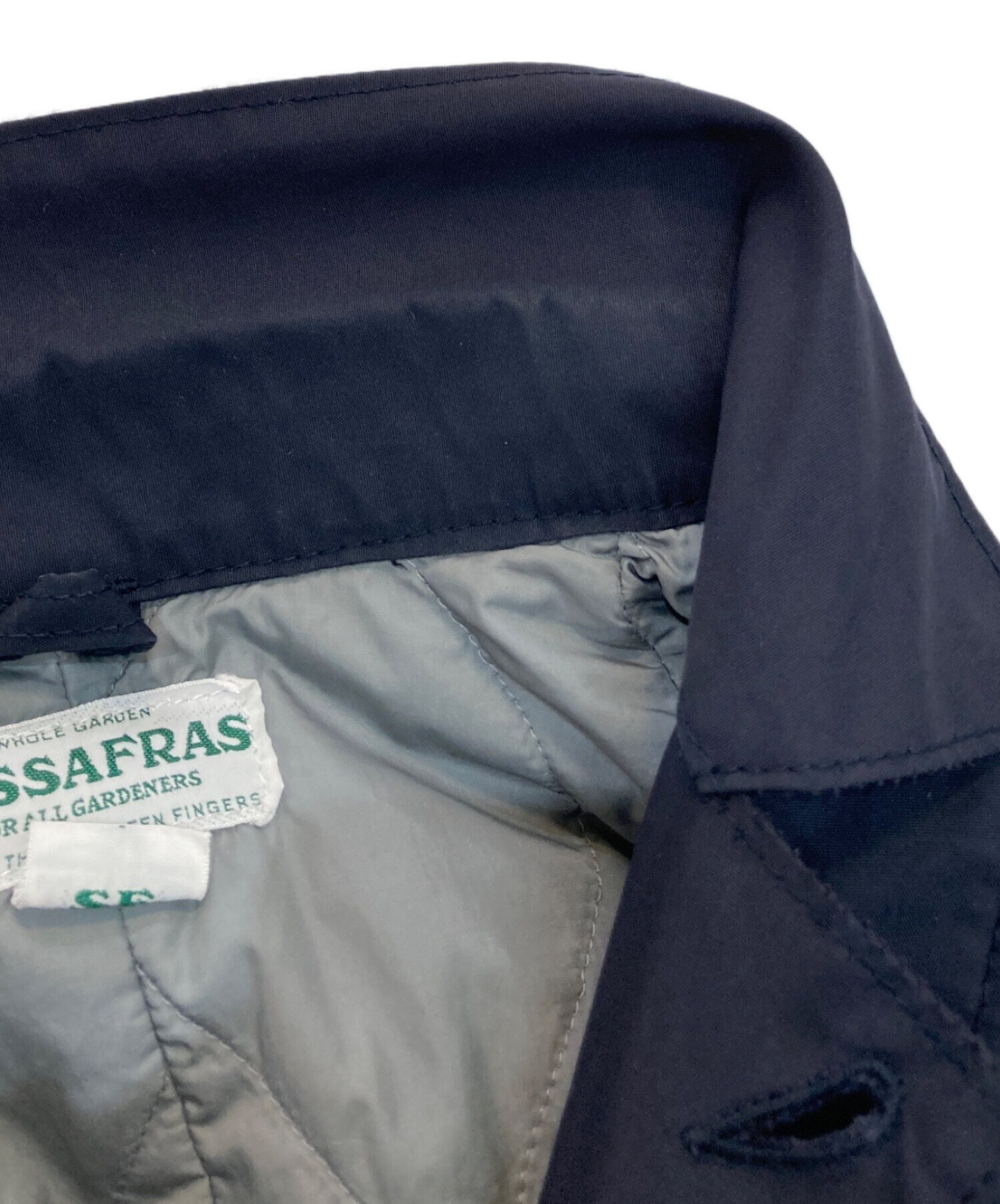中古・古着通販】SASSAFRAS (ササフラス) WHOLE HOLE JACKET ネイビー