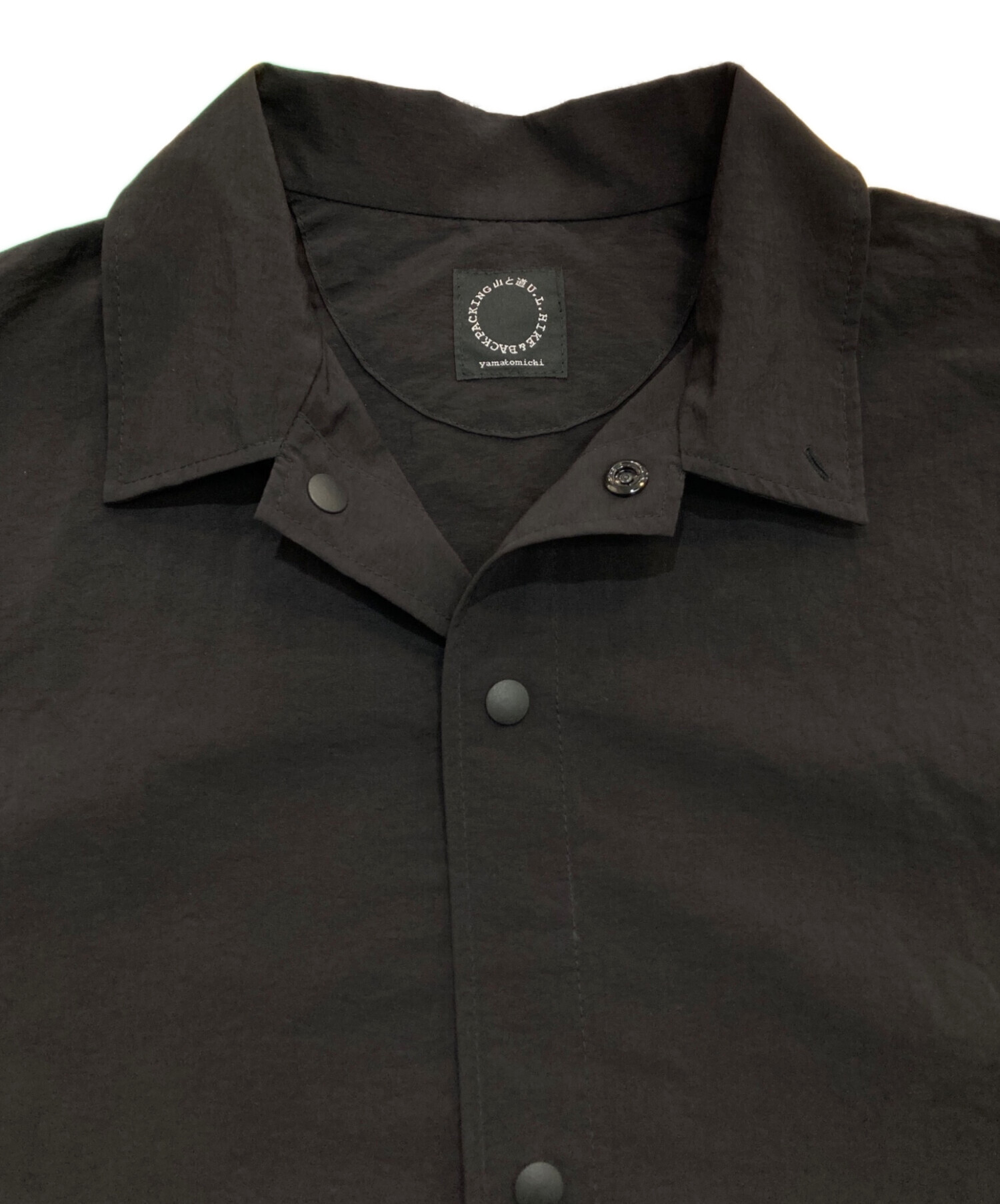 山と道　タスランコーチジャケット　ブラック 山と道Taslan Coach Jacket ブラック