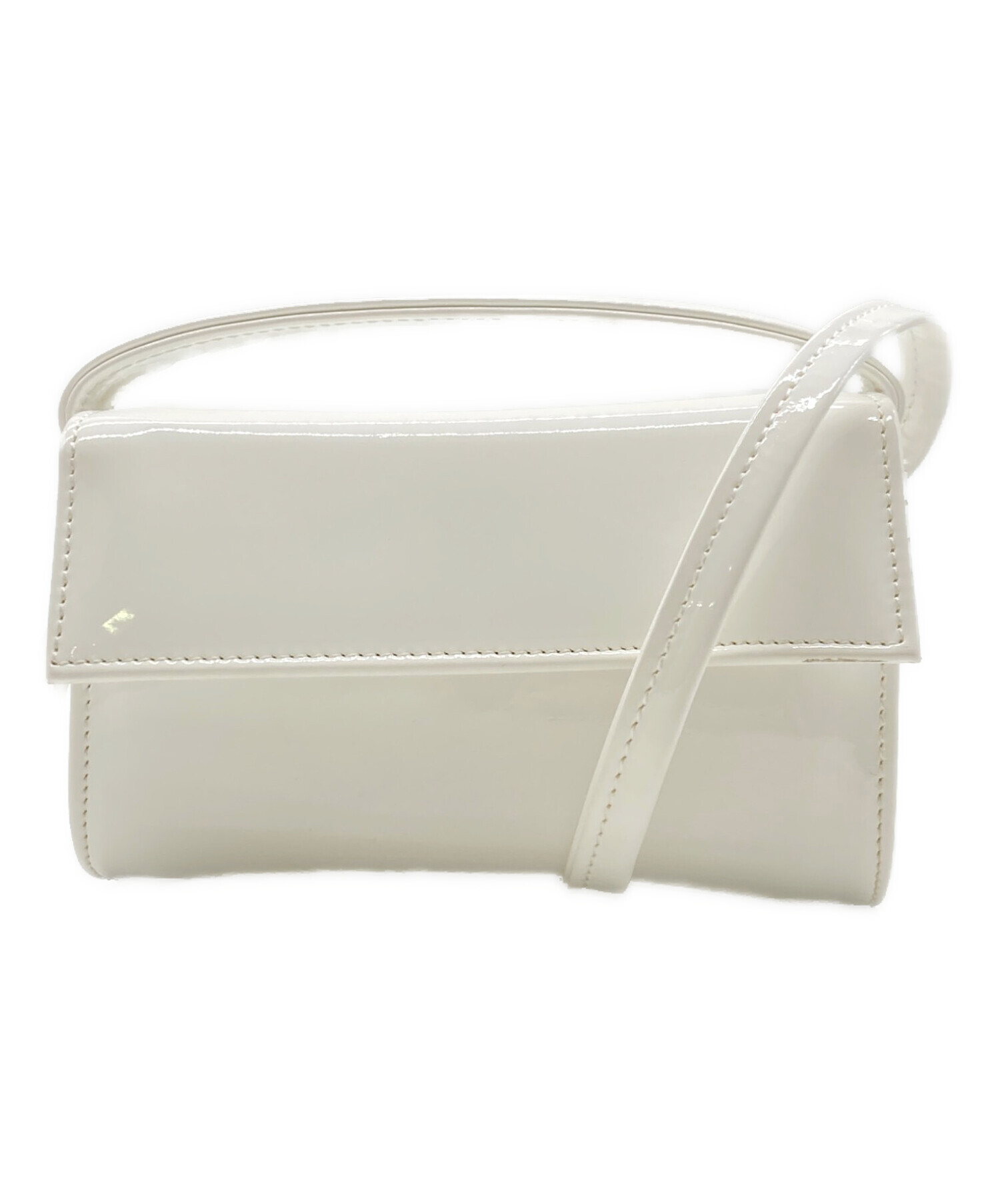 中古・古着通販】MABASH (マバシ) White MINI BOX BAG ホワイト 中古・古着通販】MABASH (マバシ) White MINI BOX BAG ホワイト