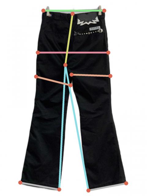 中古・古着通販】Dickies (ディッキーズ) TOGA (トーガ) フレアパンツ 中古・古着通販】Dickies (ディッキーズ) TOGA (トーガ) フレアパンツ
