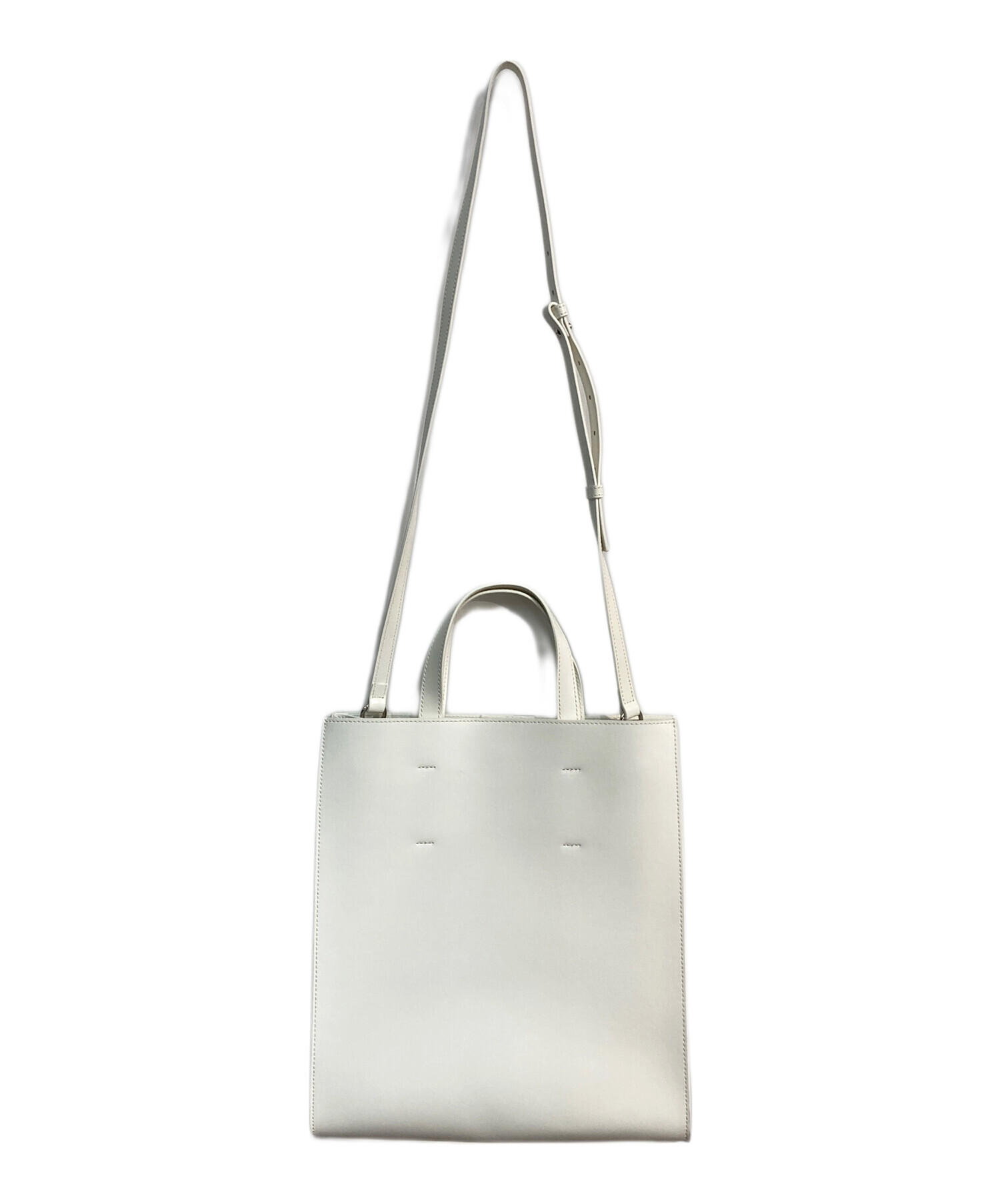 中古・古着通販】MSGM (エムエスジーエム) Faux leather tote bag with 
