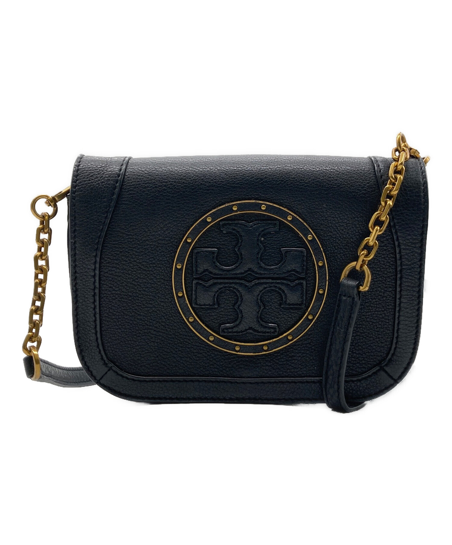 中古・古着通販】TORY BURCH (トリーバーチ) レザーショルダーバッグ 