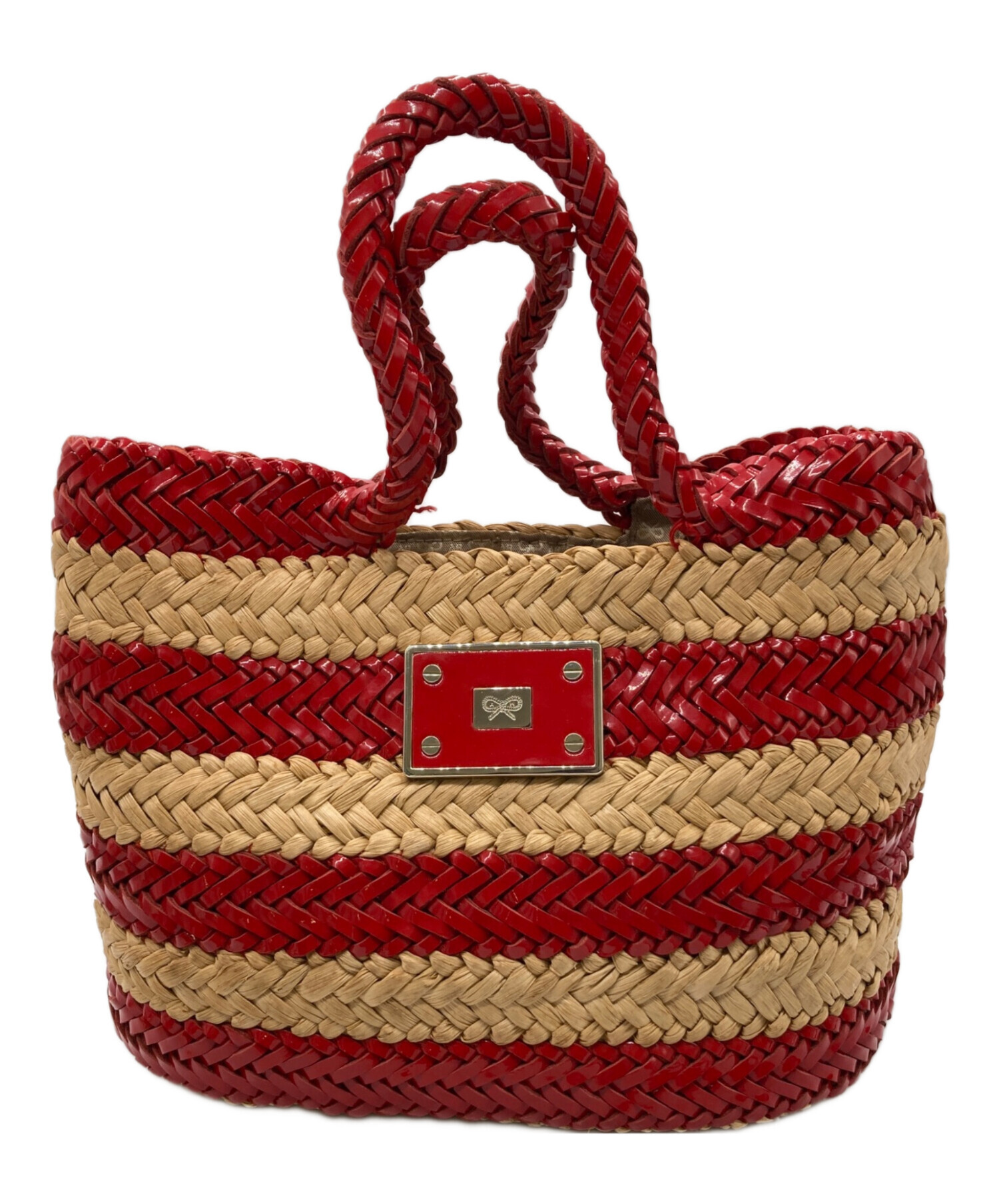 中古・古着通販】ANYA HINDMARCH (アニヤ・ハインドマーチ) カゴバッグ