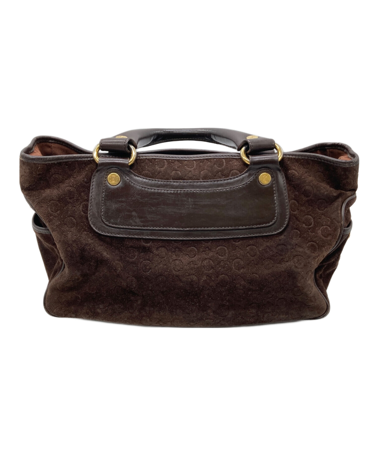 中古・古着通販】CELINE (セリーヌ) Cマカダム スウェードブギーバッグ