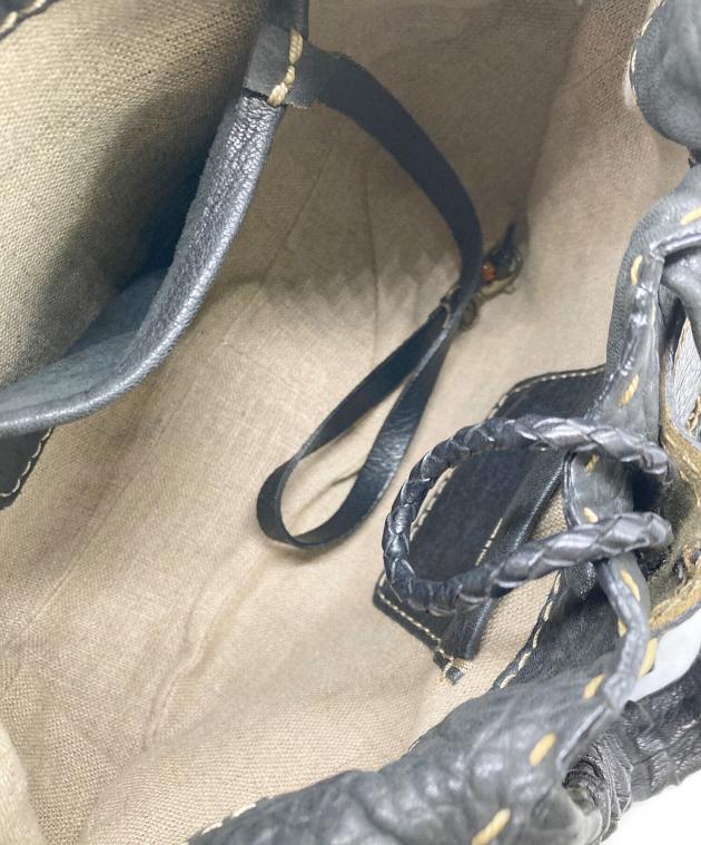 中古・古着通販】HENRY BEGUELIN (エンリーベグリン) オミノ刺繍レザー