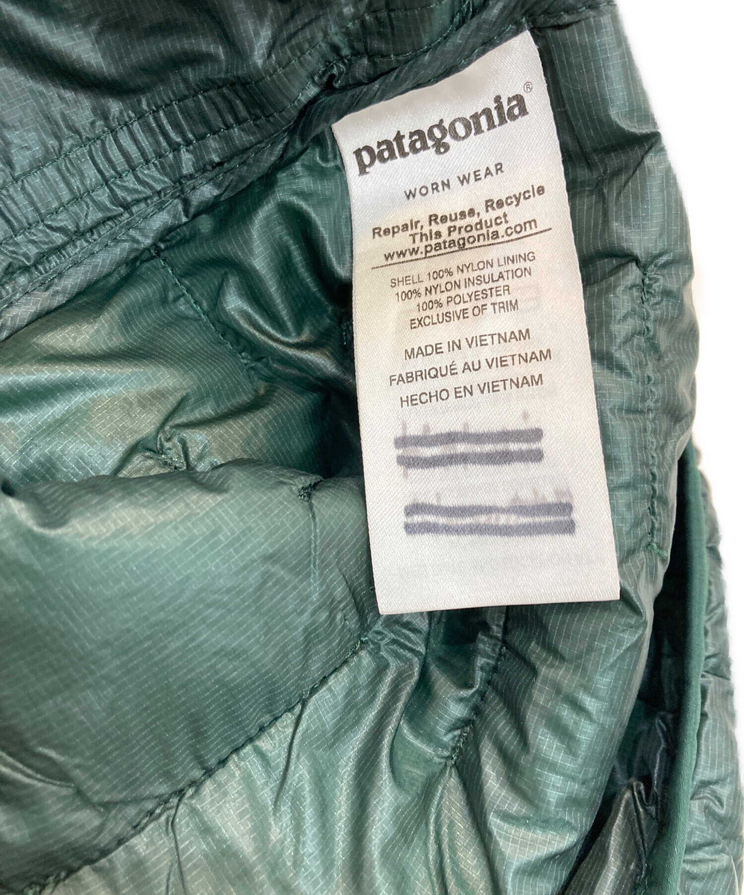 パタゴニア マイクロパフジャケット メンズ グリーン　MサイズSTY84065 中古・古着通販】Patagonia (パタゴニア) マイクロ パフ ジャケット