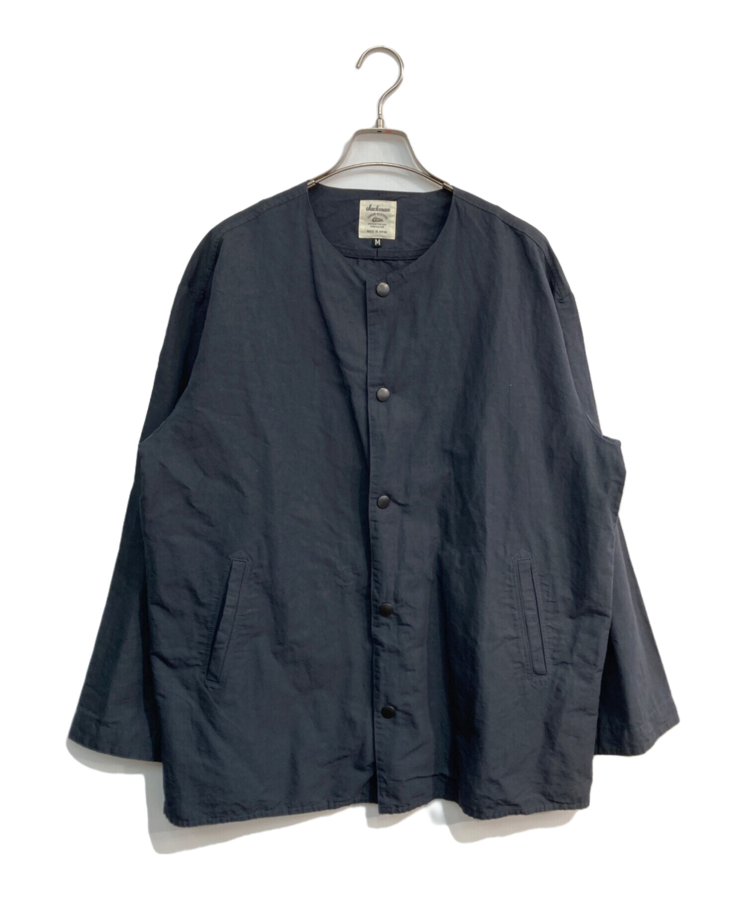 中古・古着通販】jackman (ジャックマン) Cotton Linen Collarless
