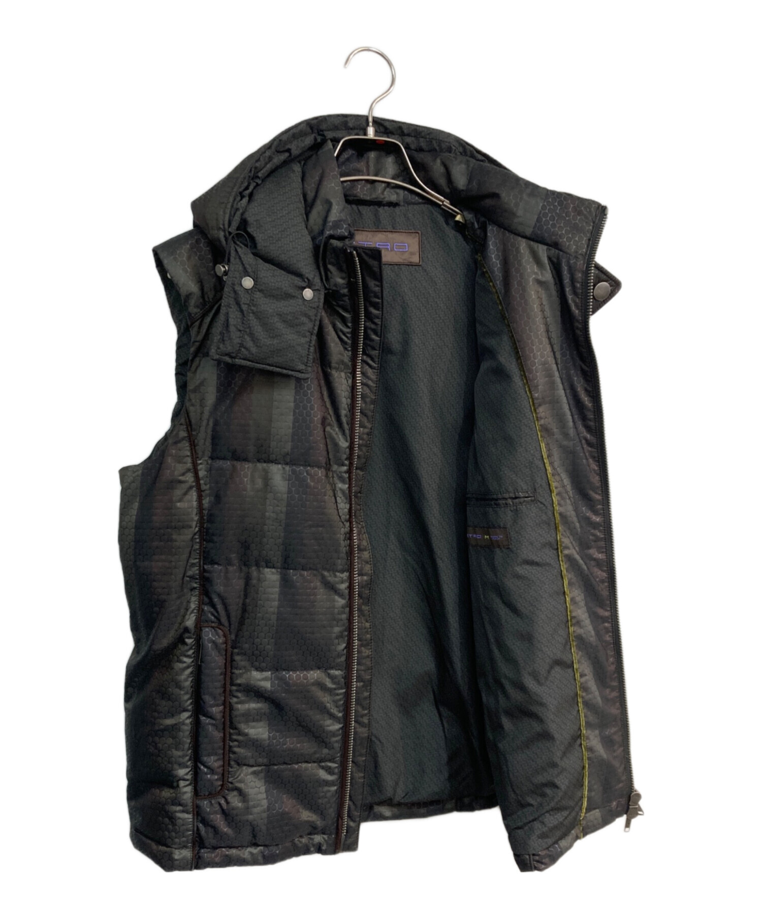 中古・古着通販】ETRO (エトロ) ダウンベスト 132-11S35-0019 ブラック 