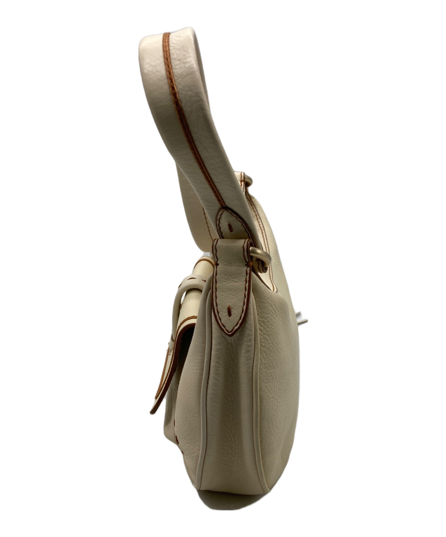中古・古着通販】LANCEL (ランセル) ステッチワンショルダーバッグ 