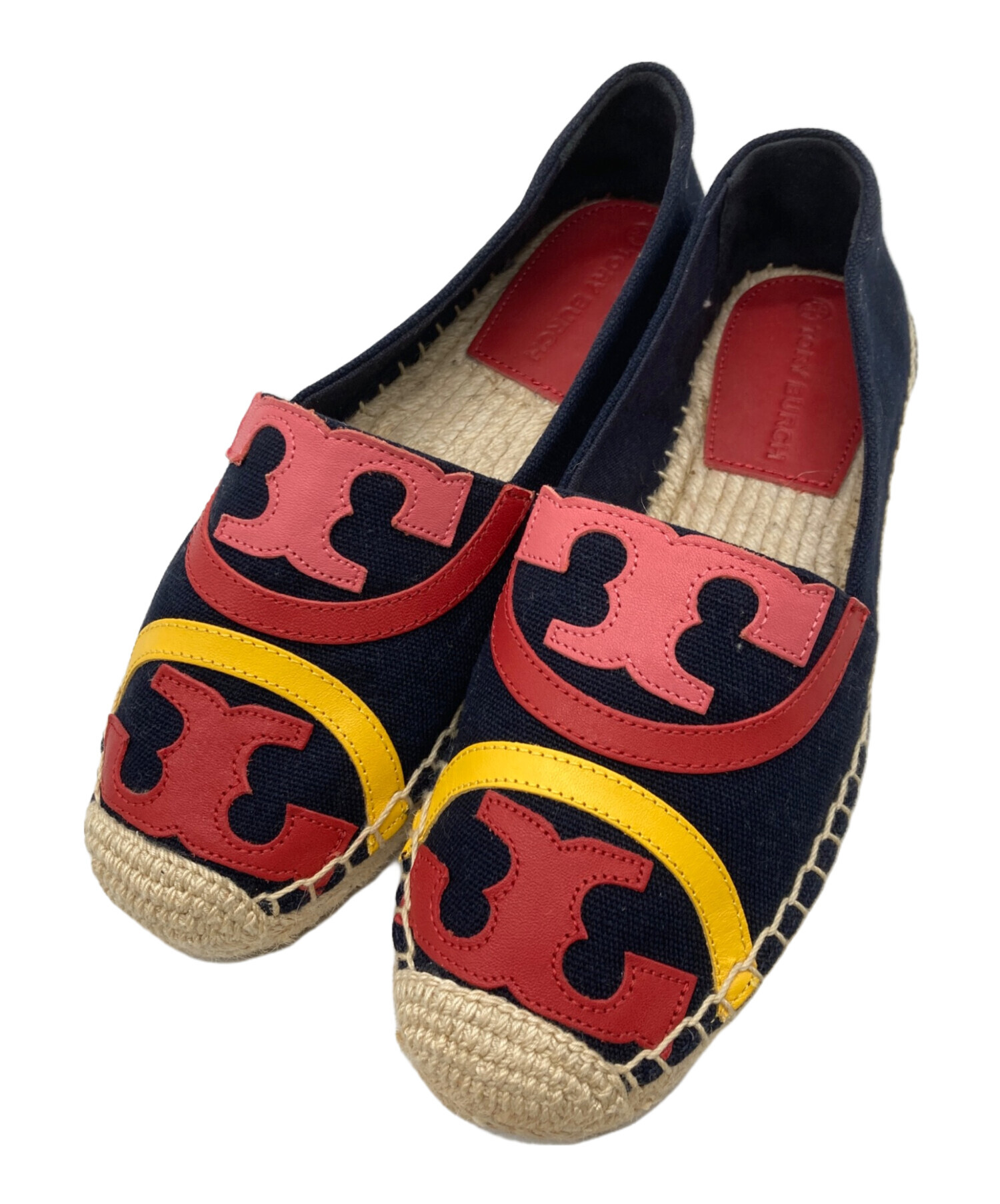 中古・古着通販】TORY BURCH (トリーバーチ) エスパドリーユ ネイビー 
