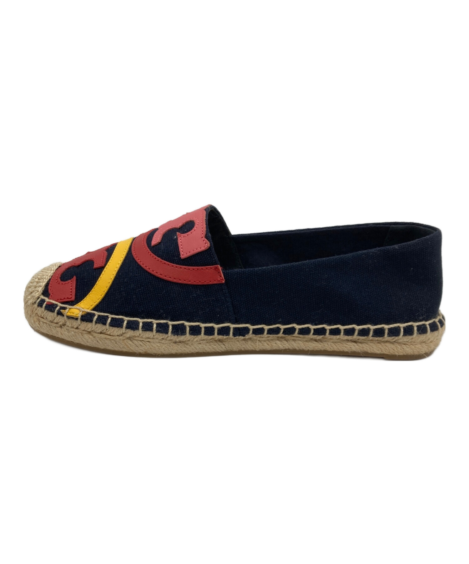 中古・古着通販】TORY BURCH (トリーバーチ) エスパドリーユ ネイビー 