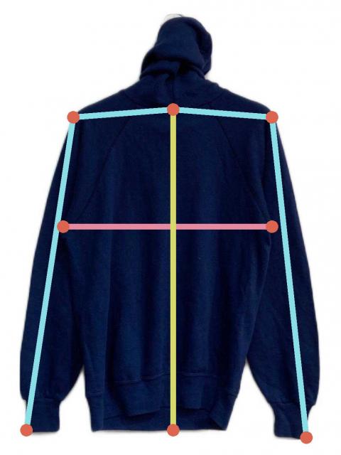 中古・古着通販】Sportwear (スポーツウェア) プルオーバーパーカー 60