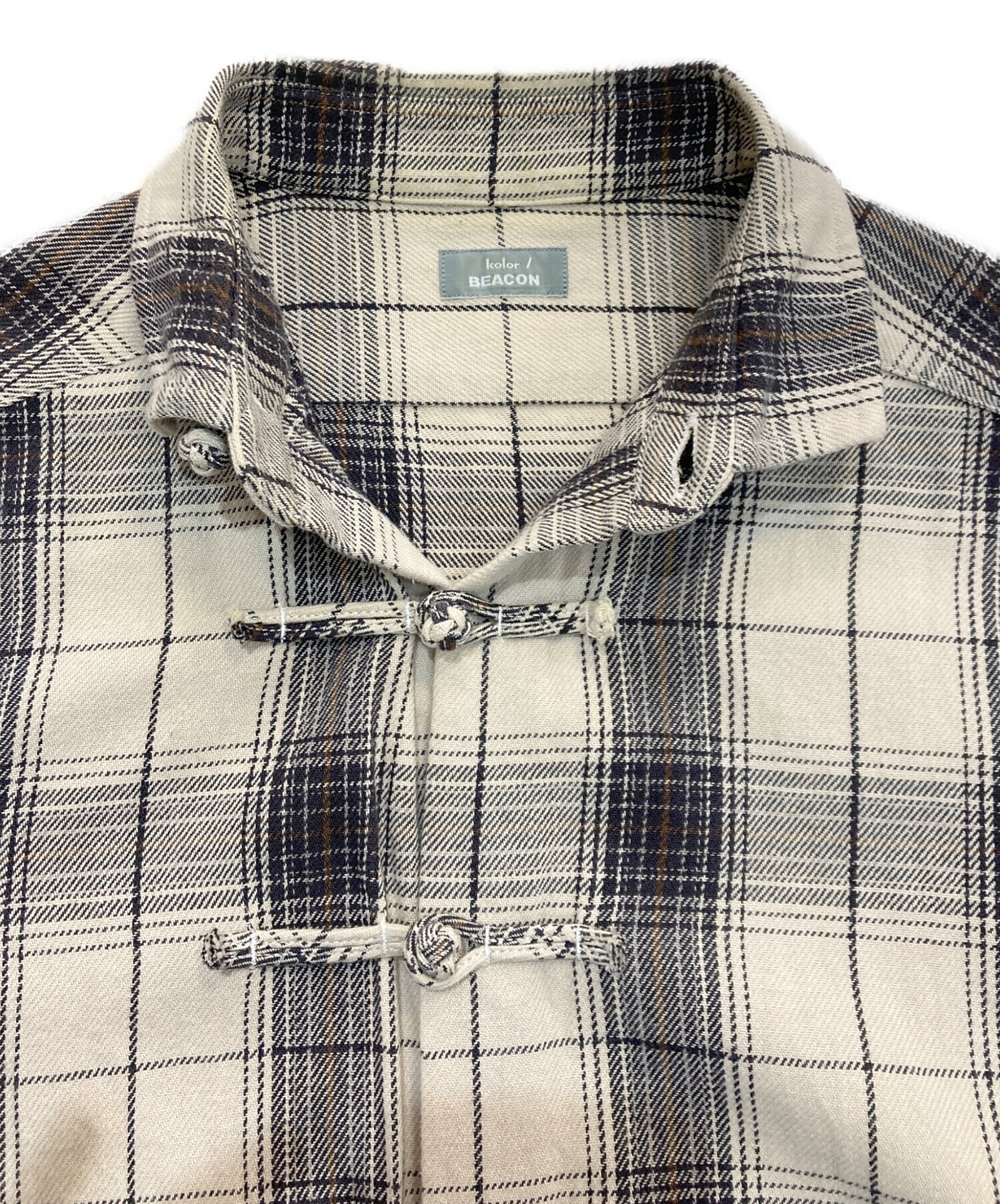 中古・古着通販】kolor/BEACON (カラービーコン) 長袖チェックシャツ