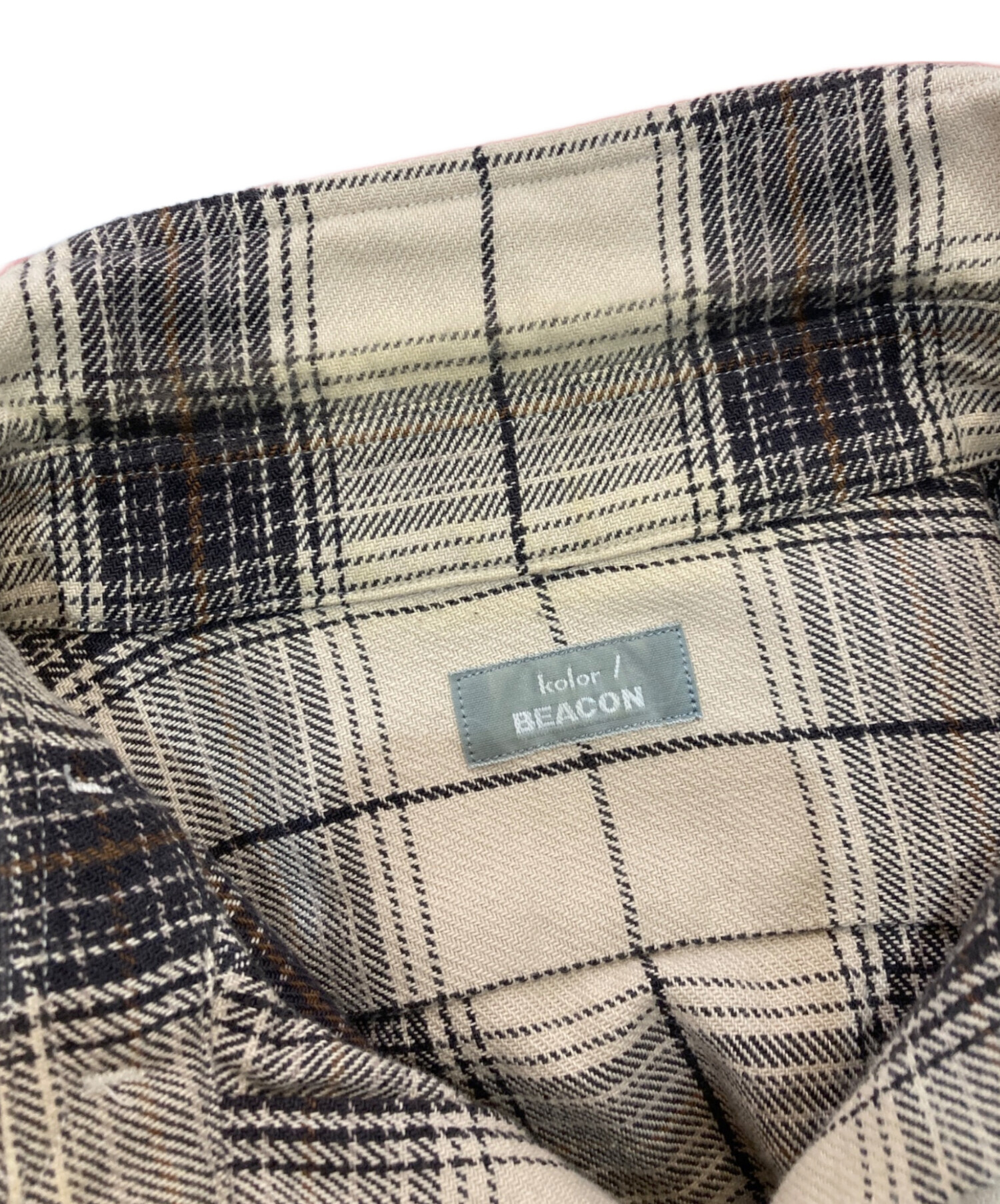 中古・古着通販】kolor/BEACON (カラービーコン) 長袖チェックシャツ