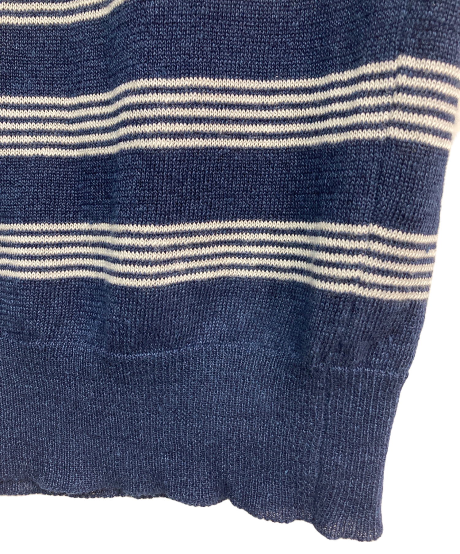 中古・古着通販】BEAMS F (ビームスエフ) リネン混ポロシャツ 