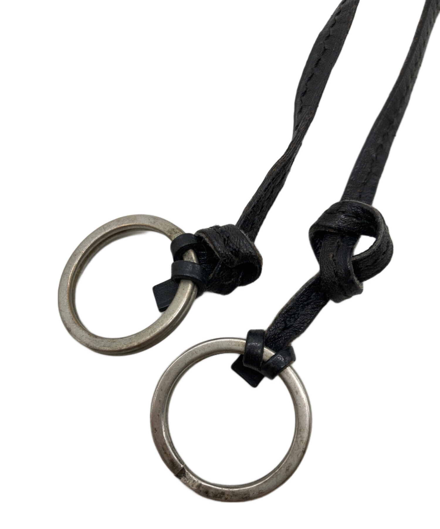 新品未使用　エルメス クロシェット　ブラック　HERMES エルメス クロシェット ボックスカーフ ネックレス ブラック Aランク