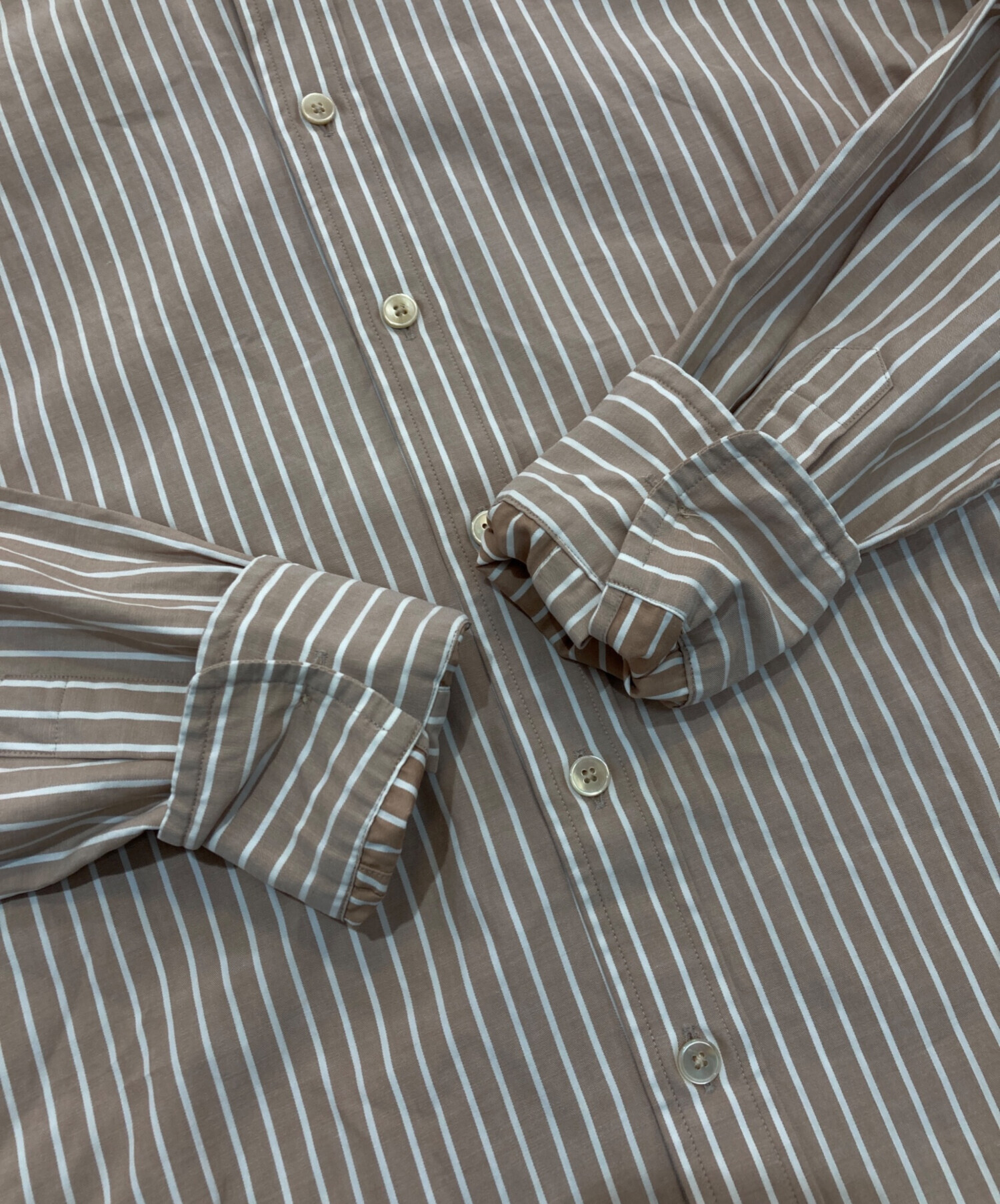 中古・古着通販】AURALEE (オーラリー) WASHED FINX TWILL STRIPE 