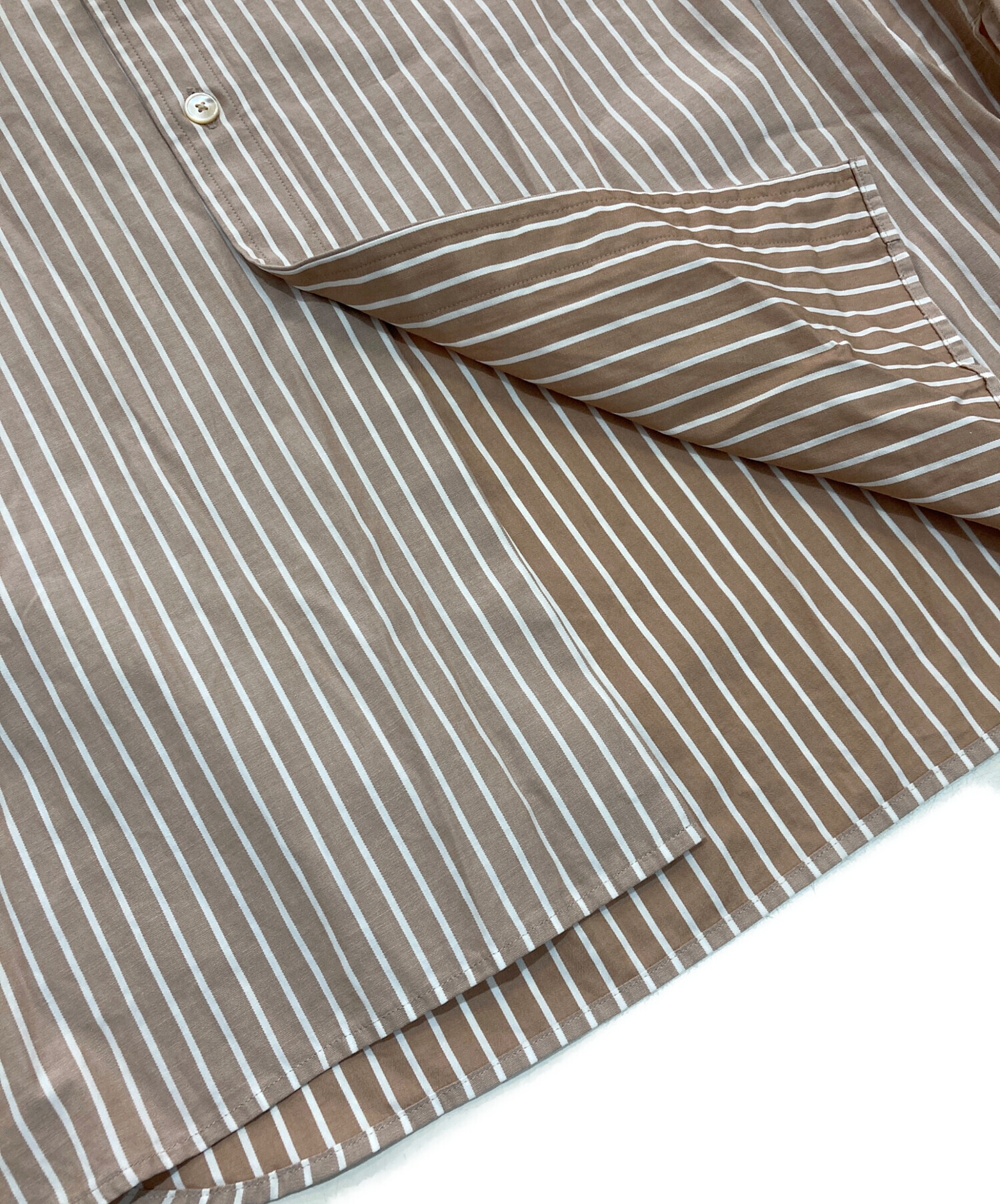 中古・古着通販】AURALEE (オーラリー) WASHED FINX TWILL STRIPE 